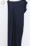 BASERANGE 24 Autumn and Winter One-shoulder Dress Portugal BAS-DROSD-VI-WI24-LH Blue Black